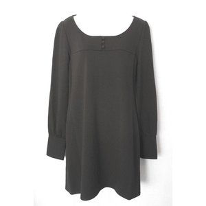 Guess Black Shift Dress Ponte Knit Size L  6 approx NWT